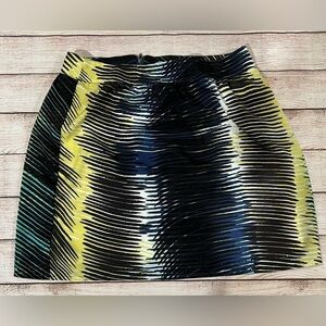 Ann Taylor LOFT -  ABSTRACT chiffon mini skirt, size 10